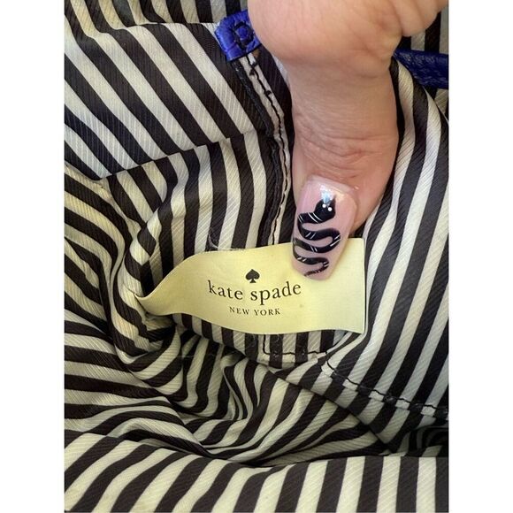 Kate Spade Black 100% Leather Crossbody Purse With Leather Tassels - Picture 5 of 15